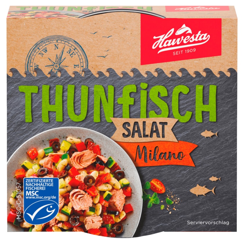 Hawesta Thunfisch Salat Milano MSC 160g